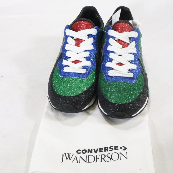CONVERSE J.W. Anderson x Thunderbolt Green Sneakers Sz 7 US Wmn 5.5 Men - Picture 7 of 8